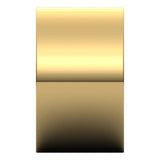 14K Yellow Gold Flat Wedding Band, 12 mm Wide