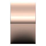18K Rose Gold Flat Wedding Band, 12 mm Wide