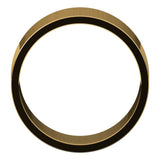 18K Yellow Gold Flat Wedding Band, 9 mm Wide