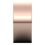 10K Rose Gold Flat Wedding Band, 9 mm Wide