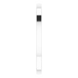 Palladium Flat Wedding Band, 1.5 mm Wide