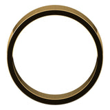 14K Yellow Gold Flat Wedding Band, 7 mm Wide